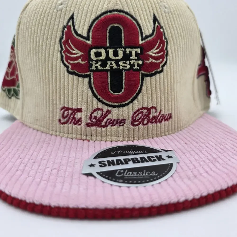 OutKast Speakerboxxx Love Below Headgear Classics Corduroy Snapback Hat NWT